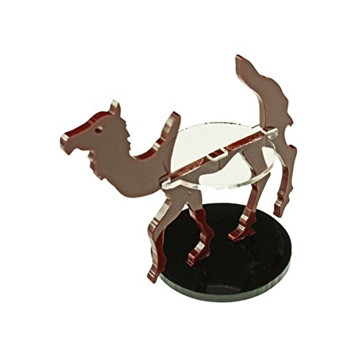 Litko Game Accessories Camel Character Mount with 40mm Circle Base, Brown