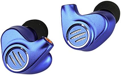 obiqngwi BGVP DMS 1DD+6BA Ear Hook HiFi Sound Quad Moving Coil HiFi Detachable Earphones Ear Hook Headset - Blue
