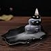 Truegood Ceramic Glaze Incense Smoke Cone Burner Backflow Censer Tower Holder