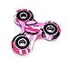FPVDrone Hand Spinner Tri-Spinner Fidget Spinner Toy Multicolor Camouflage Ultra Durable High Speed Hybrid Focus Toy Stress Reducer Relieve Stress and Anxiety (Rose &Pink)