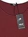 Summer Tops For Women Short Sleeve,Laksmi Asymmetrical Hem A Line Printed Casual Flow Tunic Shirts,Wine Large