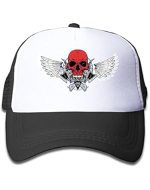 Skull With Wing Baby Adjustable Trucker Visor Hat