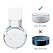 Outlet Wall Mount Holder Stand Compatible with Dot 3rd Gen &HuaWei Ai Plug in Kitchens, Bathroom and Bedroom, A Space-Saving Solution for Your Smart Home Speakers ,Built-in Cable Management- White