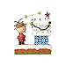 Enesco Peanuts by Jim Shore Charlie Brown with Decorated Doghouse Stone Resin, 7” Figurine