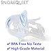 Stop Snoring Retainer Pacifier Sleep Aid Solution Anti Snoring Tongue Retaining Device by SnoreQuiet - Snore Quiet Mute Buster Mouth Guard Devices for A Good Morning (2018)