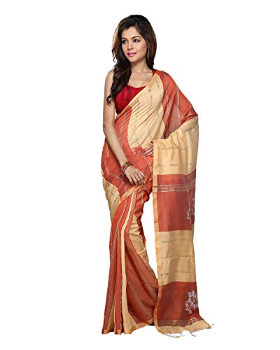 Bengal Handloom Saree Women's Cotton & Silk Handwork