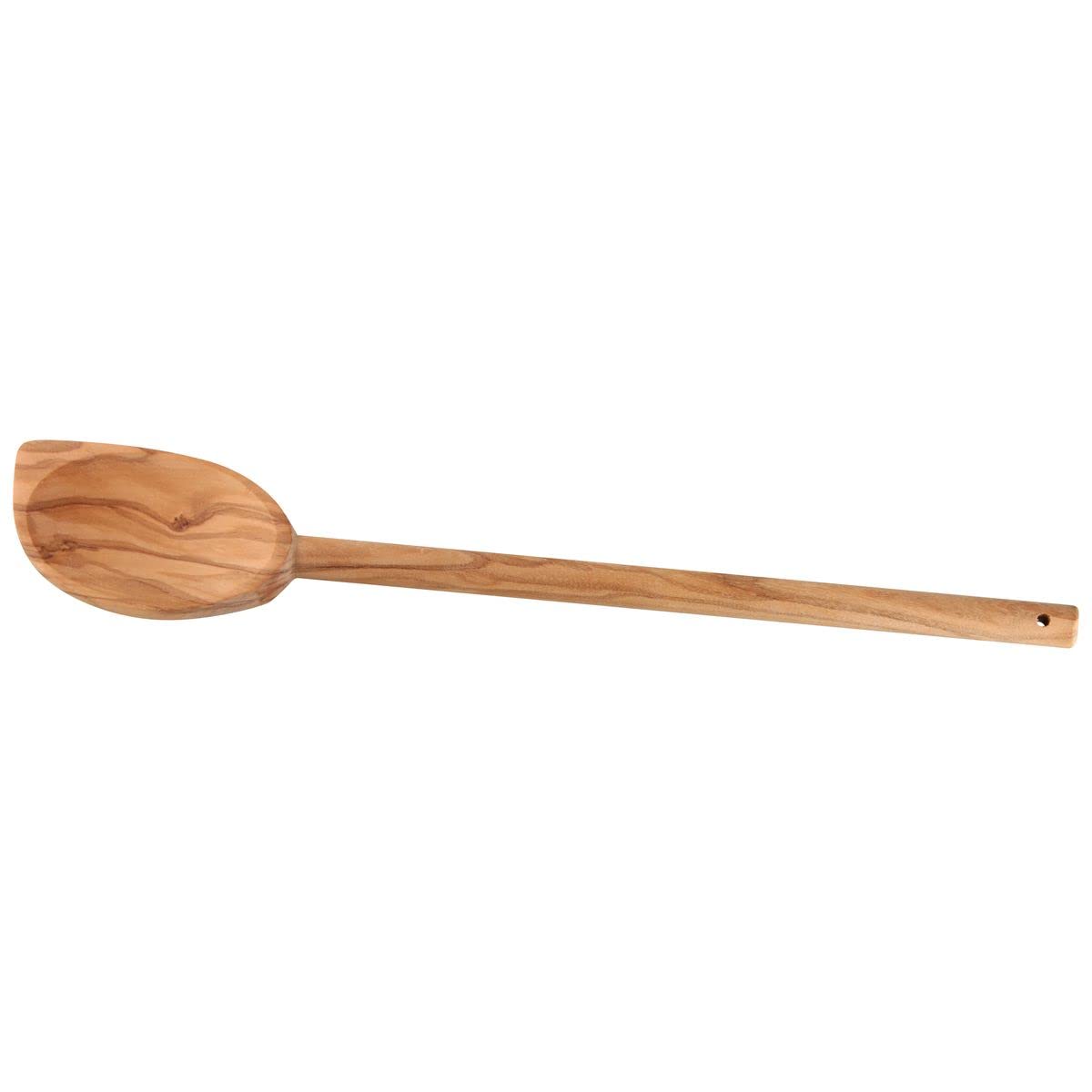 Fackelmann 30cm Olive Wood Pointed Cooking Spoon, Brown, 30 x 7.8 x 1 cm, 30851