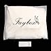 FAYBOX Pageant Wedding Flower Girl Dress Crossed Back Bow Feather Sash Fluffy White 6