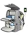 COCOCKA Diaper Bag Backpack with Changing Pad,USB Charging Port &Stoller Straps