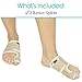 Vive Bunion Brace (Pair) - Big Toe Corrector Straightener with Splint - Hallux Valgus Pad, Joint Pain Relief, Alignment Treatment - Orthopedic Sleeve Foot Wrap Support for Men and Women (Beige)