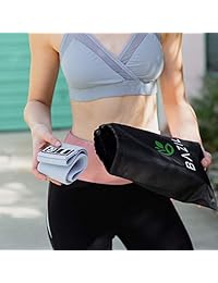 Bazil Fit Booty Building Hip Resistance Bands - Perfect for Activating Glutes, Thighs and Hamstrings - Set de 3 bandas de tela gruesa antideslizante 15" con ligera, media y resistente