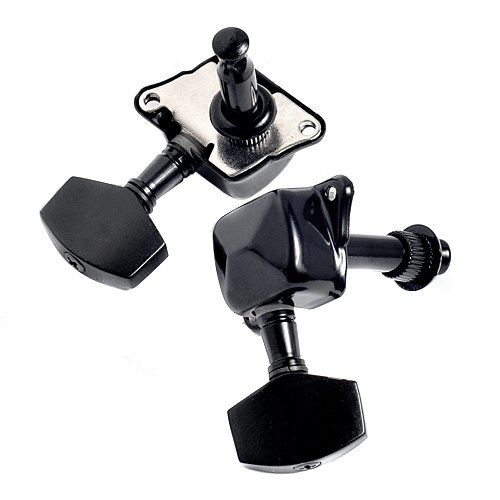 image for Kmise A0702 2 Set of 6 Piece 3l3r Semi Closed Guitar Tuning Pegs Machi