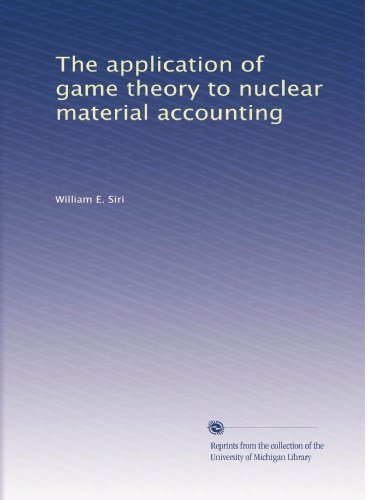 The application of game theory to nuclear material accounting