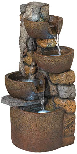 3 Ashmill+Rustic+Urn+High+Fountain