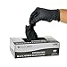 Dealmed Black Nitrile Exam Gloves – Disposable Multi-Purpose Use Medical Gloves Use for First Aid and Medical Facilities, 100 Count (X-Large, Pack of 1)