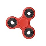 Lnmbbs Fidget Spinner Toy Stress Reducer With Premium Bearing Tri-Spinner Fidget - Perfect For ADD, ADHD, Anxiety, and Autism Adult Children (Red)