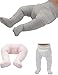 WEWINK PLUS Baby Toddler Girls Tights 3 Pack Knit Cotton Dance Leggings Pants for Infant Girl Stockings (style B twist, 0-6 month)