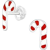 925 Sterling Silver Children's Christmas Stud Earrings