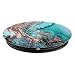 Teal Rose Watercolor PopSockets Grip and Stand for Phones and Tablets
