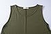 LARACE Tank Tops for Women Plus Size Sleevelss Tunic Casual Summer Clothes Swing Shirts for Leggings (L, Army Green)