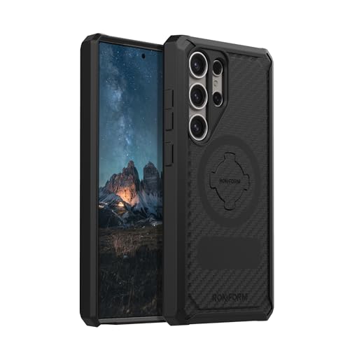 Rokform, Rugged Magnetic Case for Galaxy S24 Ultra - Flip Lock - Drop Tested Armor - Black
