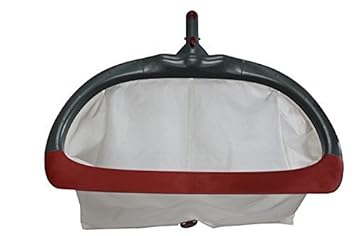 well2wellness® Poolkescher Bodenkescher/Tiefenkescher 'Deluxe' mit Aufnahmelippe, Flexrahmen und stabilem Netz
