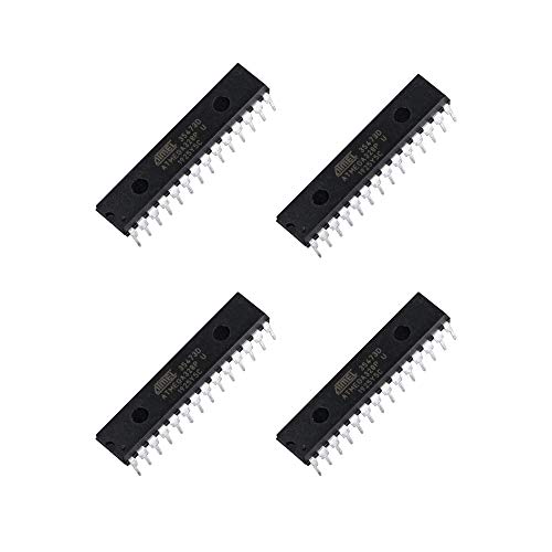 flashtree【4 Pcs Atmega328P-PU Microcontroller with Arduino Uno R3 Bootloader DIP28 - Thumbnail 5