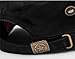 Jeep Unisex Star Print Adjustable Military Cap Hat (Black, Free Size)