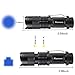 4 Pack Blue LED Flashlight,Best Mini Blue Light Flashlight - Portable, Zoomable, Water & Shock Resistant Blue Flashlights with Clip For Fishing Hunting