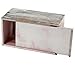 MyGift Decorative Rustic Torched Wood Tissue Box Holder, Bathroom Rectangle Tissue Box Cover