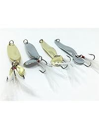 Smartonly set de 275 señuelos de pesca, incluye señuelos rana, suaves, de metal duro, tipo sonajero, entre otros. Para pesca de trucha, salmón y lobina. Incluye caja organizadora