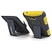 For Nokia Lumia 820 Cellularvilla™ 3pc 3rd Gen Hard and Soft Grey/Yellow Kickstand Case with Holster Clip (Only Fit Nokia Lumia 820) (Grey/Yellow)
