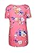 Dokotoo Womens Summer Casual Short Sleeve Floral Tunic Tops and Blouses for Work Plus Size Pink Large