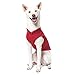Gooby Fleece Vest Dog Sweater - Red, Medium - Warm Pullover Fleece Dog Jacket with O-Ring Leash for Small to Medium Dogs