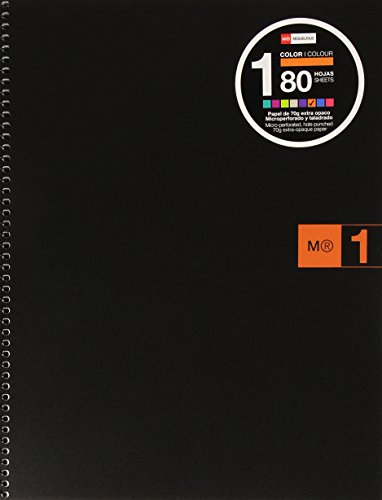 Miquel Rius A4 Polypropylene Cover Notebook of 80 Pages - Orange