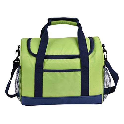 Wingbind Large Family Cool Bags Insulated Waterproof Food Carrying Cooler Bag Portable Shoulder Strap Drinks Carrier BBQ Camping Picnic,Green 14L