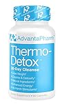 THERMO DETOX - Detox Cleanse Weight Loss Supplement, 30-Day Body Cleansing Thermogenic Fat Burner, 60 Capsules