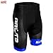 Arltb Bike Shorts 5 Sizes Men Gel Padded Cycling Bicycle Compression Cycle Touring Shorts Tights Underwear Pants Elastic Breathable for Mountain Bike MTB Cycle Road Bike BMX Motorcycle Blue