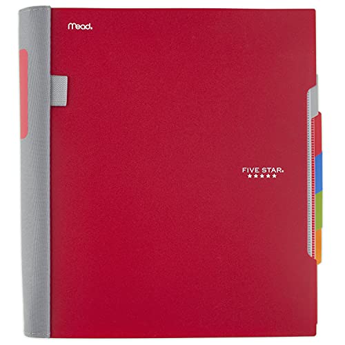 Five Star Advance Spiral Notebook Plus Study App, 5 Subject, College