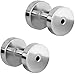 Forbidden Body Jewelry Set of 14G Surgical Steel Ear Gauges Screw Fit Tunnels, 14 Gauge Tunnel Plug Earrings