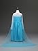 FE4 Disney Frozen Inspired Elsa Costume Dress Sky Blue 4-10 (5/6 (120CM))