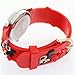 Disney Red Rubber Strap Analogue Kids Watches with Mickey Mouse Theme