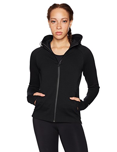 black fitted hoodie women's