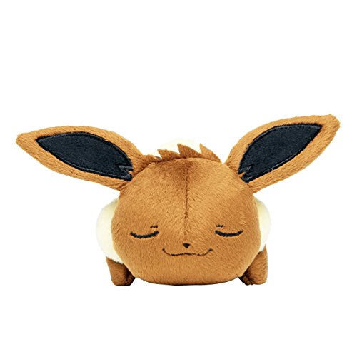 Pokemon Center Original Kuttari Stuffed Eevee Ver Good Night.