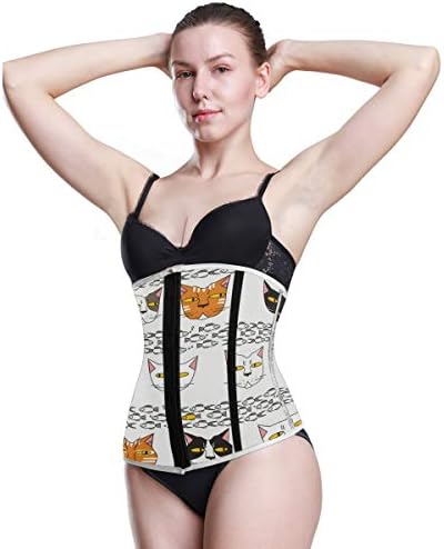 ウエストニッパー コルセット 猫 魚 レディース ダイエット女性用 ニッパーコルセット 補正下着 猫背矯正 シェイプアップベルト ボディシェイパー 腰痛サポーター お腹引き締め 産後ガードル 通気 バストアップ B086s29gz2 1 446円 人気海外一番 100 品質保証 全品