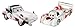 Disney Pixar Cars Collector Diecast Shu Todoroki and Mach Matsu, 2-Pack