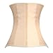 Komene Women's Workout Beauty Classic Latex Waist Cincher Skin L