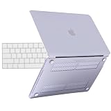 HDE Clear MacBook Pro 13 Case 2019 2018 2017 2016 Release A1989 A1706 A1708, Plastic Hard Shell Cover Compatible Newest MacBook Pro 13 Inch with/Without Touch Bar, Transparent