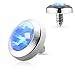 Set of 4 316L Surgical Steel Flat Dermal Anchor Top with Opal 4mm Top - Blue, White, Green, and Pink