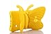 Tading Galaxy Tab 4 7.0 Kids Case,Tab 3 Lite Case, Light Weight Kids Friendly Shockproof EVA Foam Super Protection Stand Cover Universal Fit for Samsung Tablet 3/ 3 Lite ,Butterfly Design - Yellow